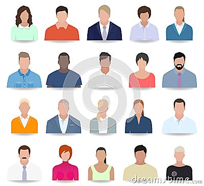 People icons, business, vector Vector Illustration