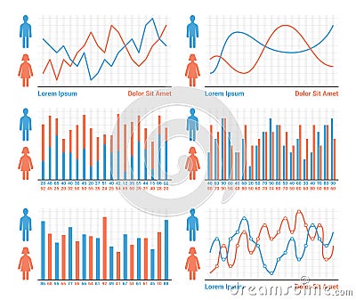 People Infographics Vector Illustration