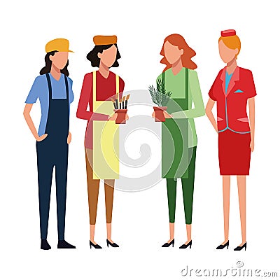 People job and occupation Vector Illustration