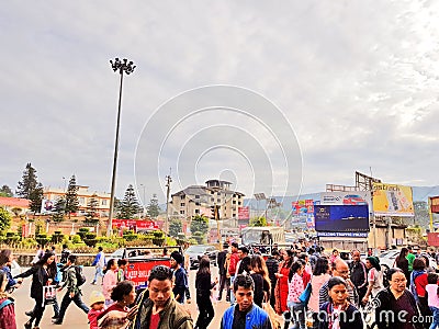 People in Kohima, Nagaland Editorial Stock Photo