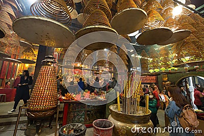 Kwun Yum Temple, Hung Hom, Hong Kong Editorial Stock Photo