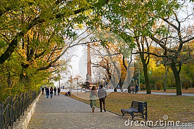 People Monument Unknown Sailor Odessa Editorial Stock Photo