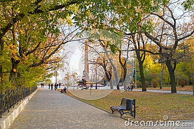 People Monument Unknown Sailor Odessa Editorial Stock Photo