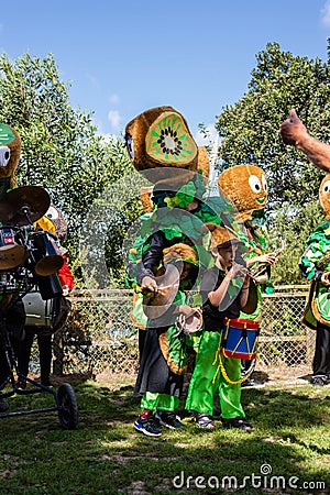 AUCKLAND, NEW ZEALAND - APRIL 07, 2018: Spectators and Competitors at the Murrays Bay Wharf Birdman Festival Editorial Stock Photo