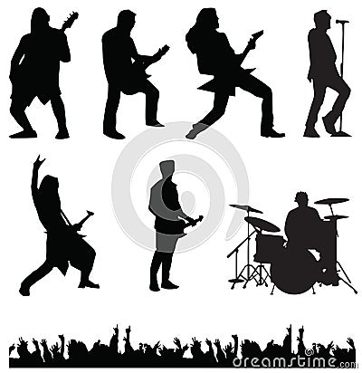 People musician Vector Illustration