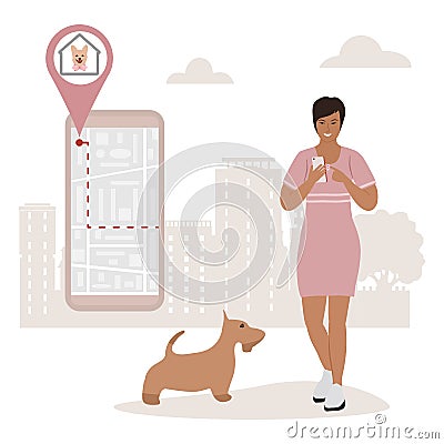 People Pet hotel Dog shelter Overexposure Online Vector Illustration