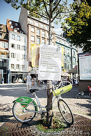 People protesting against immigration policy Editorial Stock Photo