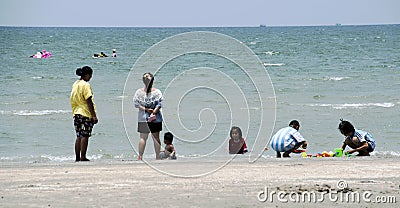 People relaxing at manao beach in thailand Editorial Stock Photo