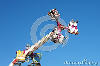 Carnival ride. Editorial Stock Photo