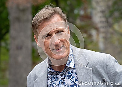 People`s Party of Canada leader Maxime Bernier in Toronto Editorial Stock Photo