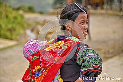 People of Sa Pa in Vietnam Editorial Stock Photo