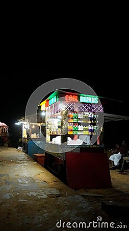 street food at night Editorial Stock Photo