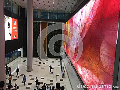 Hongkong Street life, Malls Editorial Stock Photo