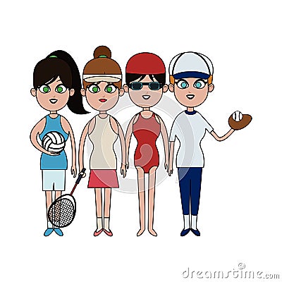 People and sports design Vector Illustration