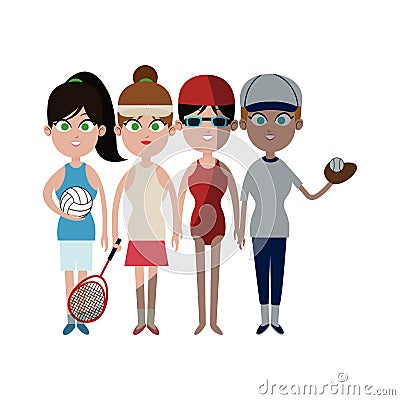 People and sports design Vector Illustration