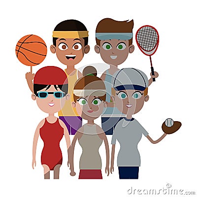 People and sports design Vector Illustration