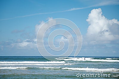 People surfing at Park Beach, Coffs Harbour, NSW Australia Stock Photo