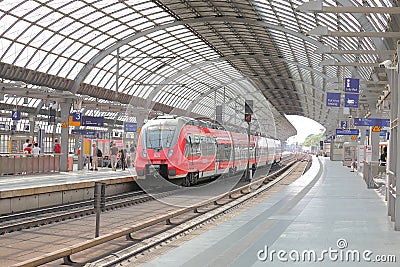 DB Deutsche Bahn train Germany Editorial Stock Photo