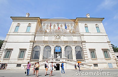 Borghese Gallery and Museum Rome Italy Editorial Stock Photo