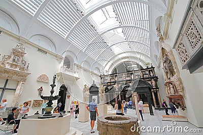 Victoria Albert museum London UK Editorial Stock Photo