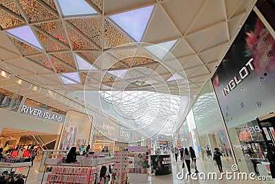 Westfield shopping mall London UK Editorial Stock Photo