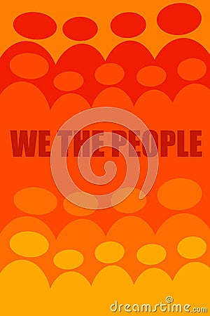 We the people Stock Photo