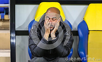 Pep Guardiola Manchester City Editorial Stock Photo