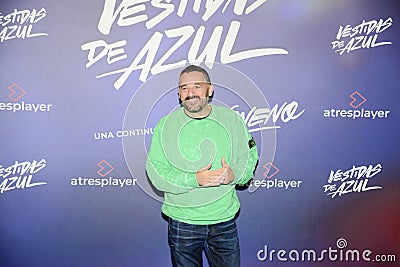 Pepon Nieto attended the premiere of the series Dressed in Blue Madrid Spain Editorial Stock Photo