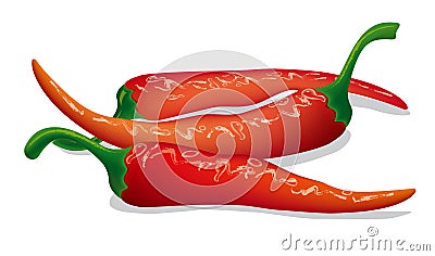 Pepper chilly Stock Photo
