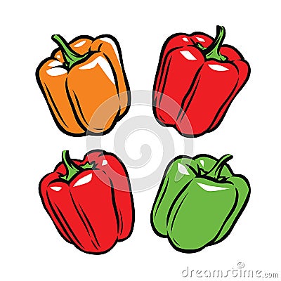 Pepper symbol. Culinary seasoning, food vector Vector Illustration