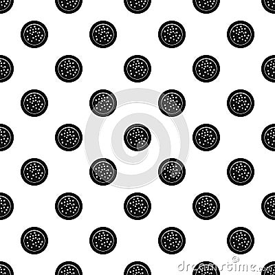 Peppercorns on a plate pattern vector Vector Illustration