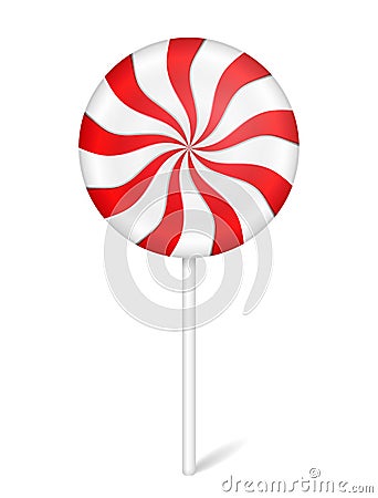 Peppermint Candy Vector Illustration