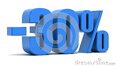 30 percent discount Stock Photo