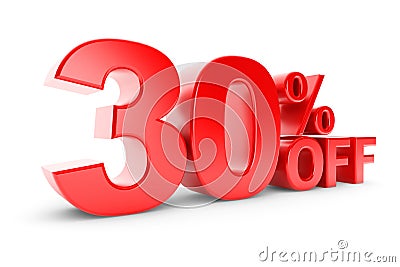 30 percent discount Stock Photo