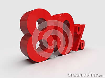 Percent Letters Sale Symbol, Special Offer Label, Sticker, Tag Stock Photo