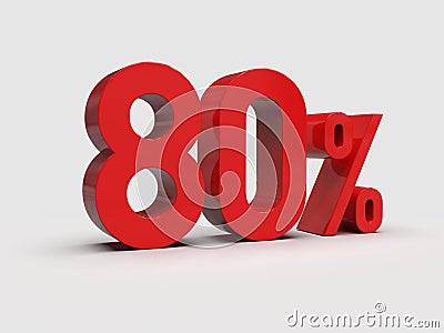 Percent Letters Sale Symbol, Special Offer Label, Sticker, Tag Stock Photo