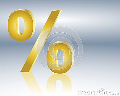 Percent sign Vector Illustration