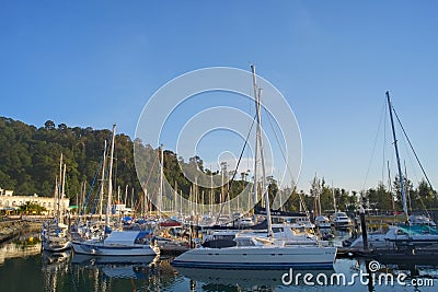 Perdana Quay, Telaga Harbour, Langkawi, Malaysia Editorial Stock Photo