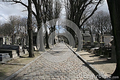 Pere Lachaise Stock Photo