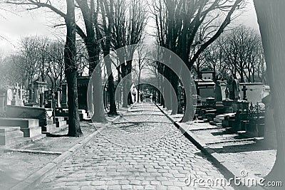 Pere Lachaise Stock Photo