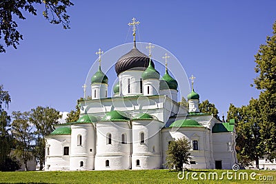 Pereslavl Zalessky Fedorovsky monastery Big Fedorovsky Cathedral Stock Photo