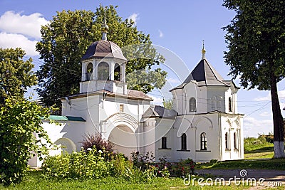 Pereslavl Zalessky Fedorovsky monastery of the Holy gates Stock Photo