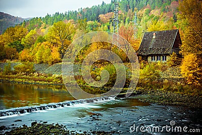 Perfect autumn scenery Stock Photo