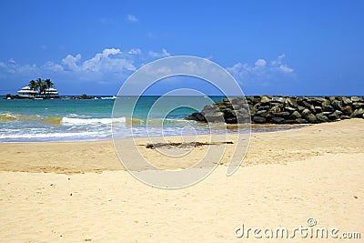 Perfect beach Hikkaduwa Stock Photo