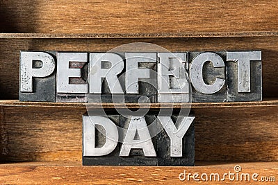 Perfect day tray Stock Photo