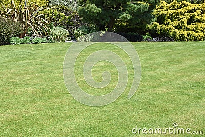 A perfect English country garden Stock Photo