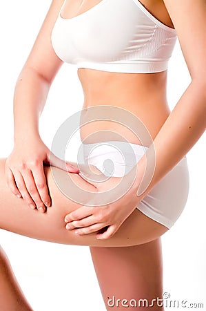 Perfect female body Stock Photo