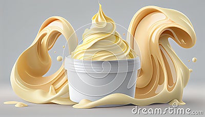 perfect icecream cone Stock Photo