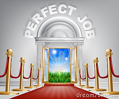 Perfect Job concept Vector Illustration