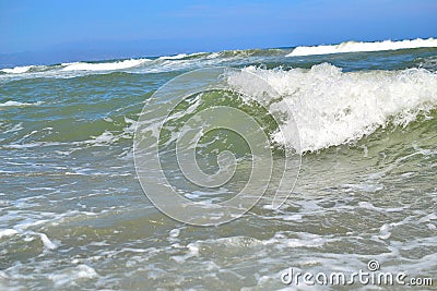 perfect Mediterranean sea wave Stock Photo